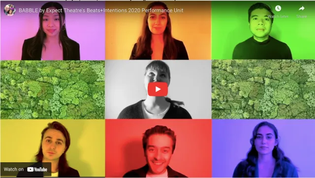 EXPECT Theatre Emerging Artists producing BABBLE