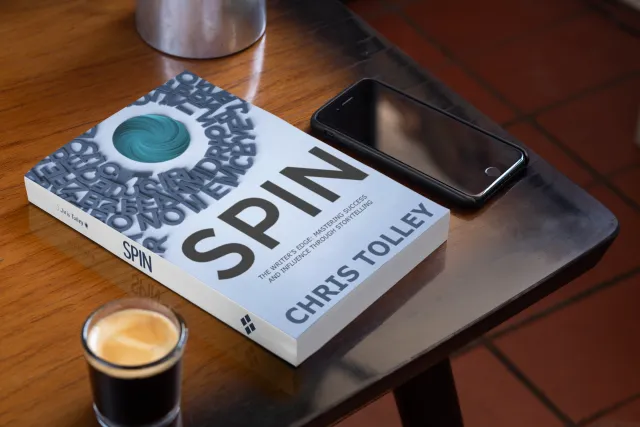 Cover of SPIN: The Writer’s Edge by Chris Tolley